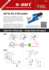 Miniatyrbild av produktblad ACP för RTL-RTS. Klicka för att ladda ner ett produktblad i A4-format. 